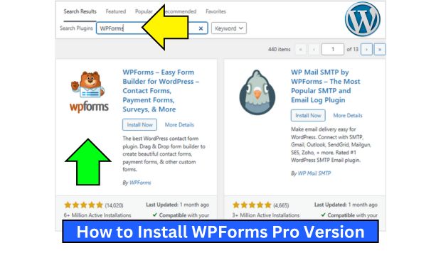 How to Install WPForms Pro Version Image